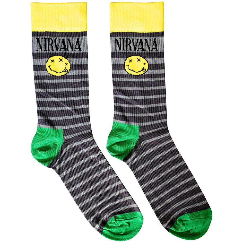 NIRVANA - (Nevermind 35周年 ) - Happy Face & Logo Stripes